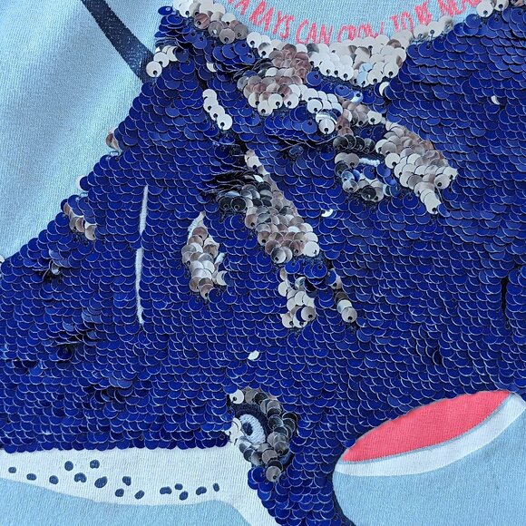 SOLD - Mini Boden shirt with sequins - Picture 2 of 9